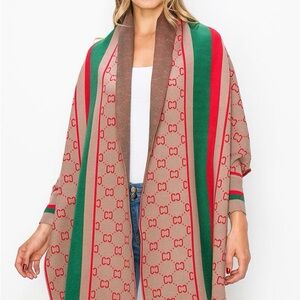 Fancy Poncho with Tassels